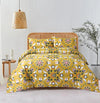 Luxurious Floral Printed Bed Sheet Set